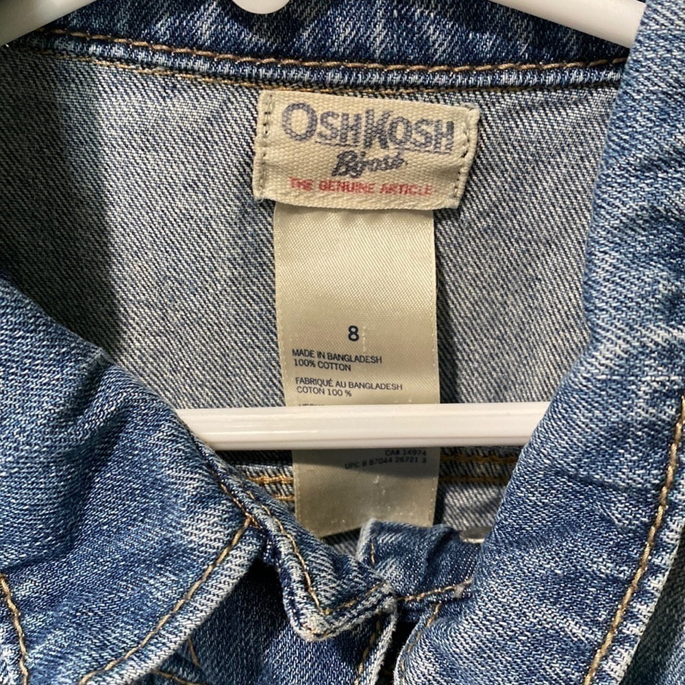 Oshkosh B’gosg Jean Jacket Button Close EUC - Picture 2 of 8